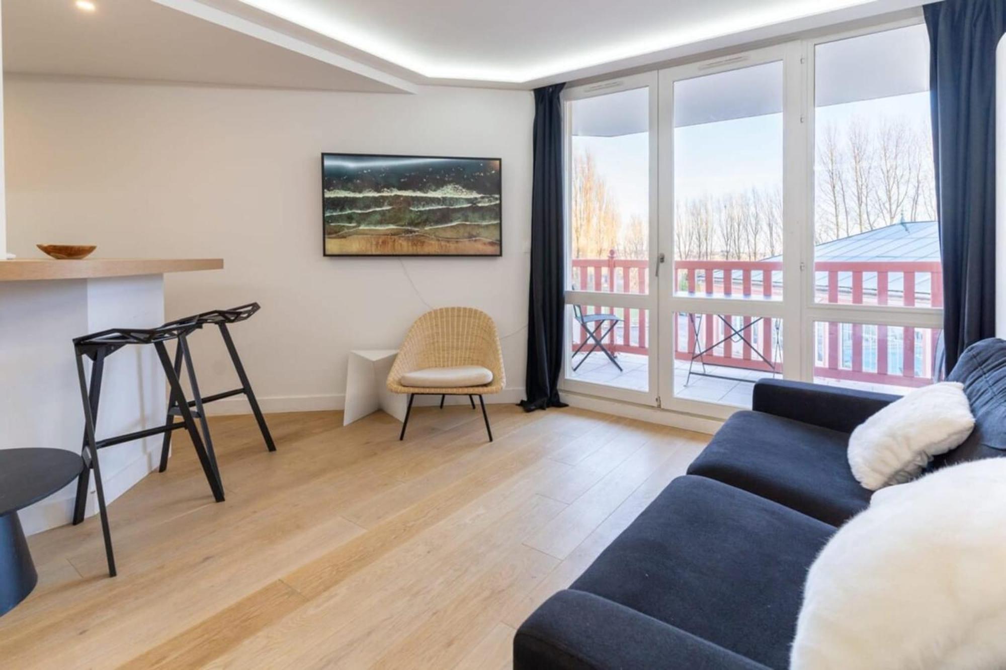 Beautiful Flat With Swimming Pool Tennis Court And Parking 148 Le Touquet Kültér fotó