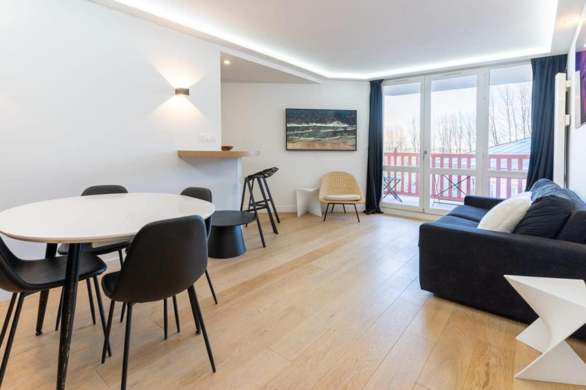 Beautiful Flat With Swimming Pool Tennis Court And Parking 148 Le Touquet Kültér fotó